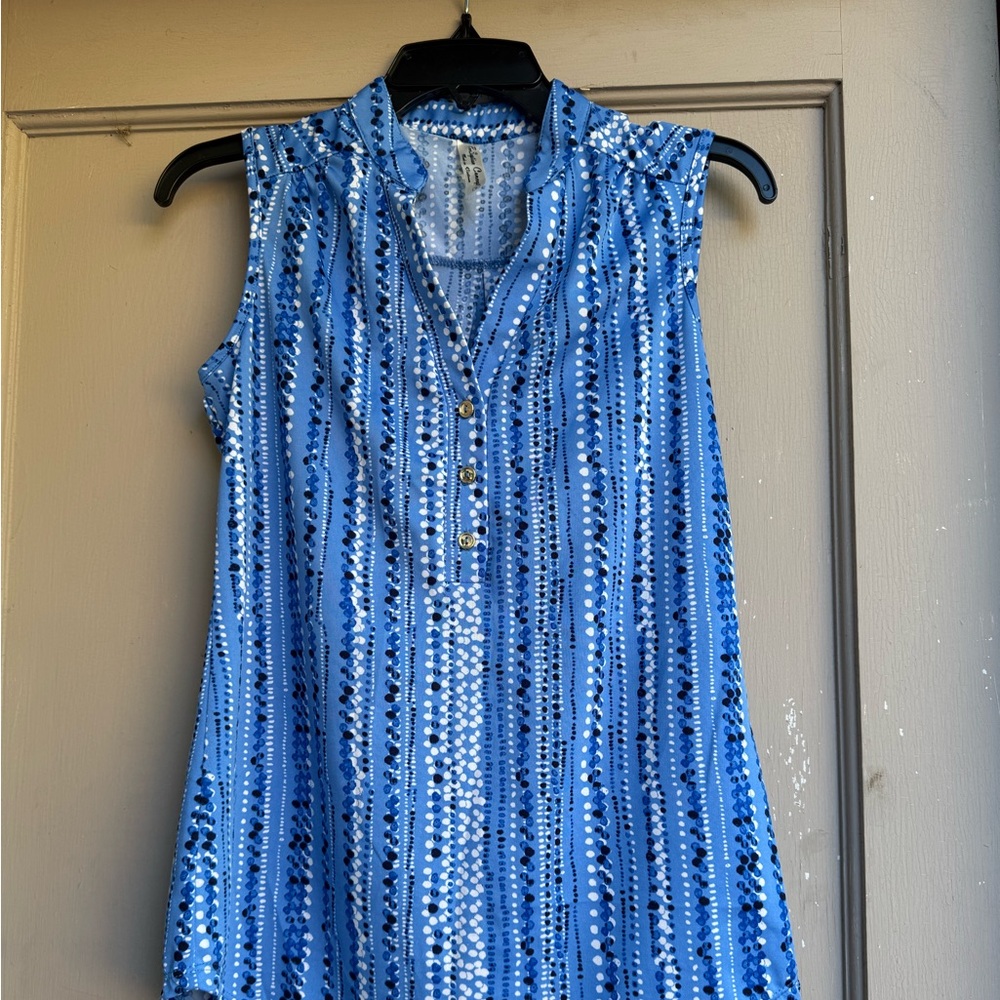 COPY - SELLING PERCEPTION CONCEPT TOP SIZE SMALL COLOR BLUE WITH BLUE AND WHITE…